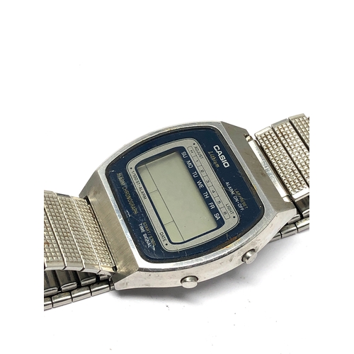 Men's Vintage Casio 81CS36 Lithium Alarm Chronograph Watch untested