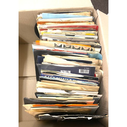 170 - Box of 60s-90s 45 records includes Cliff Richards, Stevie Richards etc