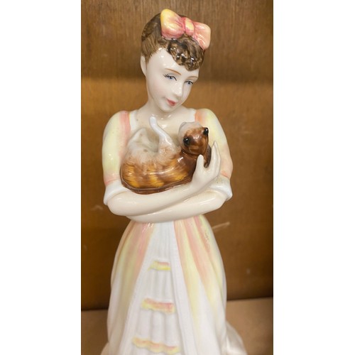 98 - Royal Doulton Kimberley figure and a Nao figure of a girl bathing her feet