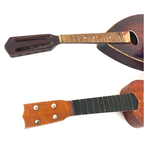 101 - Antique Mandolin and Ukulele