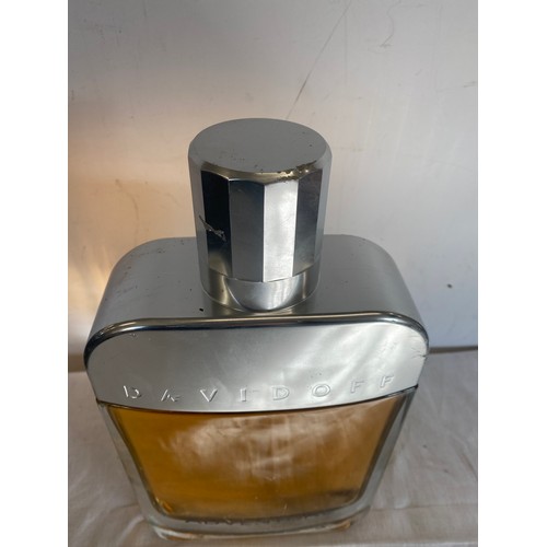 88 - Large advertising Davidoff adventure bottle, measures approx 13 inches tall 7 inches wide 3 inches d... 