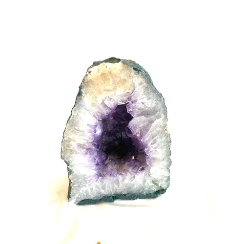 85 - Large Purple Project Amethyst Rock Crystal measures approx   10 inches tall 7 inches wide