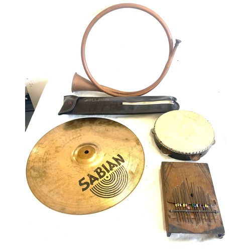 195 - Selection of assorted musical instruments