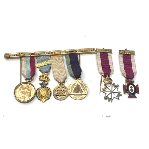 418 - Vintage masonic miniature jewels