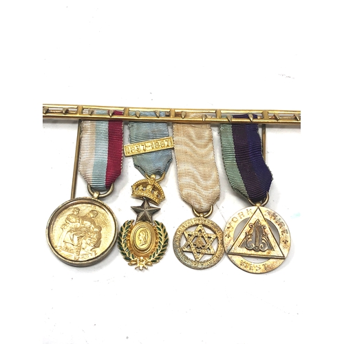 418 - Vintage masonic miniature jewels