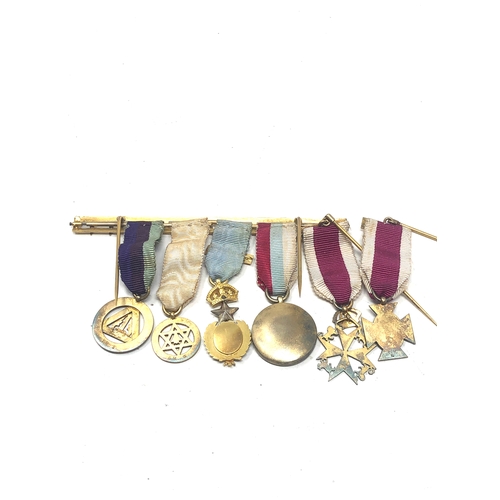 418 - Vintage masonic miniature jewels