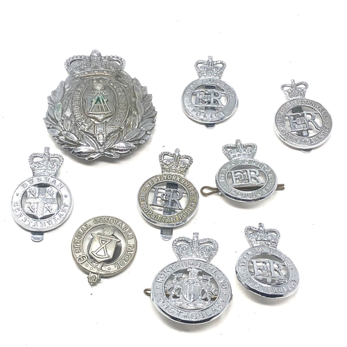 422 - 10 vintage police badges