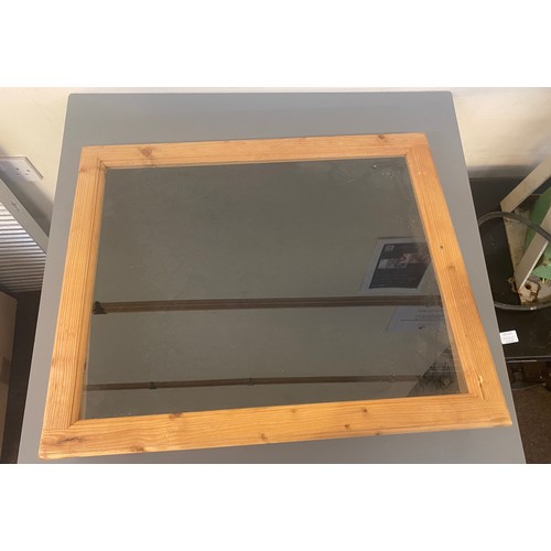 253 - Wooden display case measures approx 4.5 inches high by 23.5 inches wide and 20 inches deep