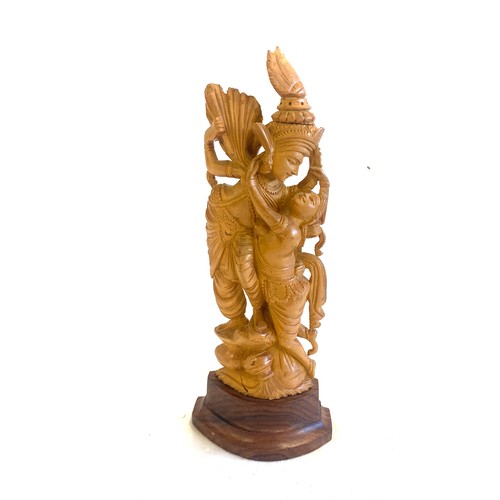 401 - Small Indian god / guru figure, approximate height: 9.4 inches