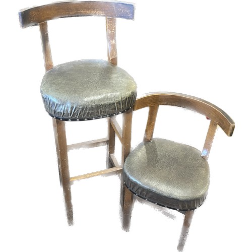 621 - Vintage retro bar stools