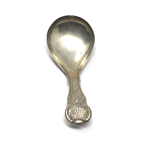 5 - Antique Victorian silver tea caddy spoon