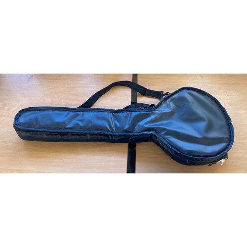 197 - Banjo fabric carry case, has been personalised