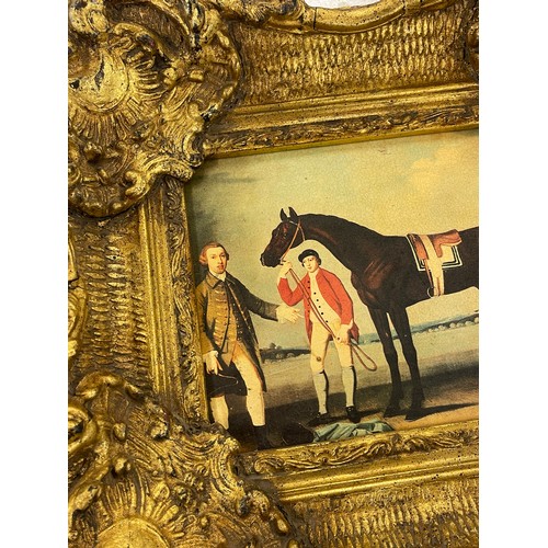 79 - Vintage gilt framed print, frame in need of repair, approximate measurements: Height 15 inches, Widt... 