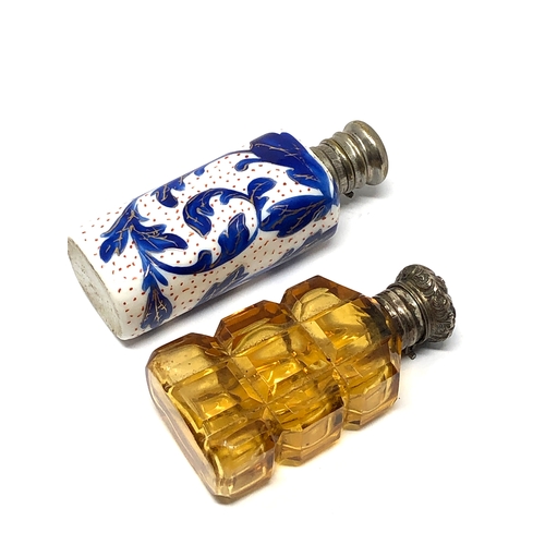 551 - 2 antique perfume bottles