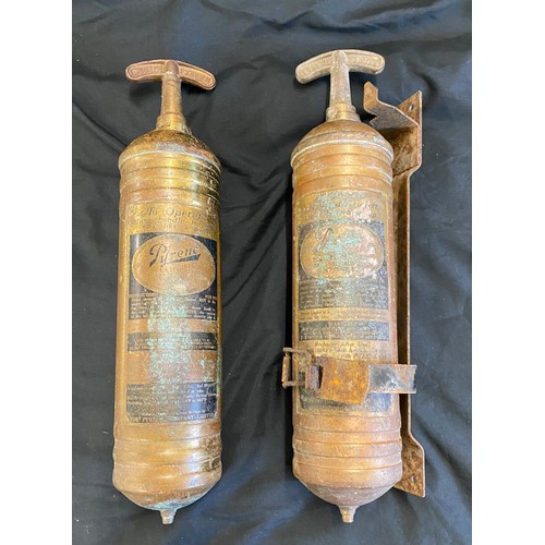 263 - 2 Vintage fire extinguishers