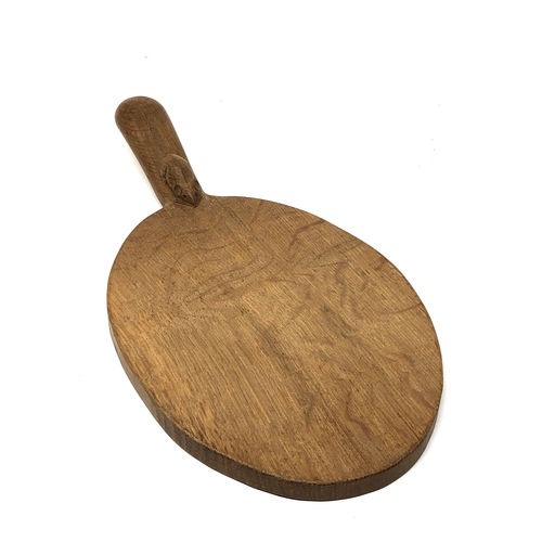 557 - Robert Thompson Mouseman oak cheese board