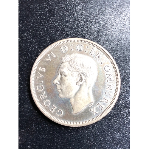 578 - 1937 george V1 silver crown unc condition