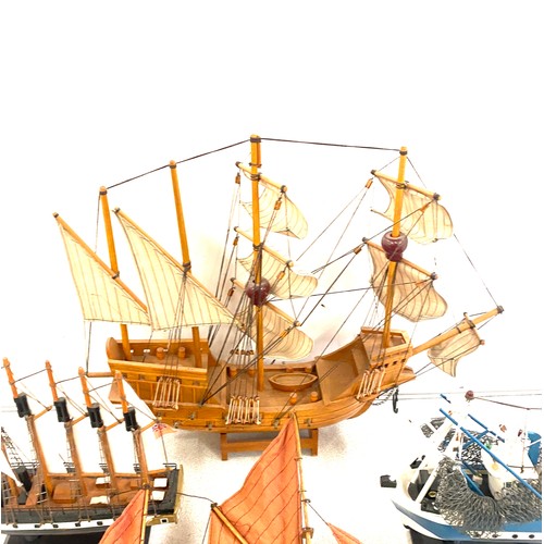 139 - Selection of 4 ship galleon models