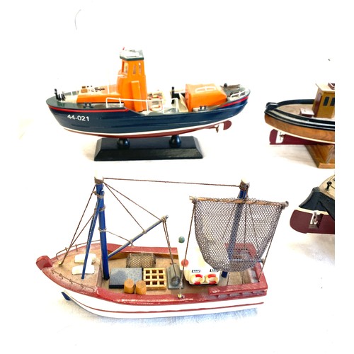 100 - Selection of 4 galleon ship models