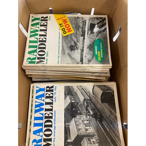 218 - Large selection of vintage Railway modeller magazines