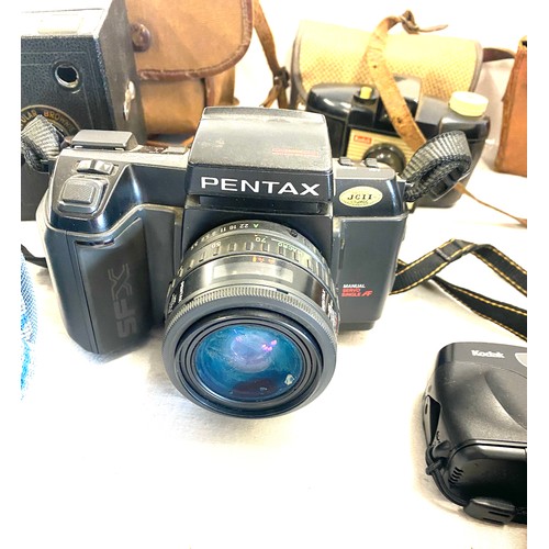 272 - Selection of cameras and equipment includes Pentax SFXN etc