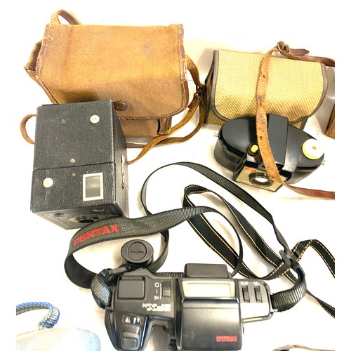 272 - Selection of cameras and equipment includes Pentax SFXN etc