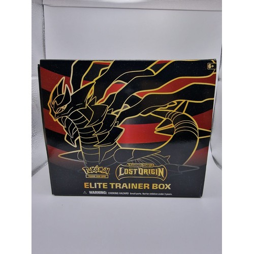 106 - Pokemon elite trainer boxes, from the Sword and shield series; brilliant stars, Lost Origin and Silv... 