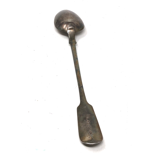 58 - Victorian silver serving spoon london silver hallmarks