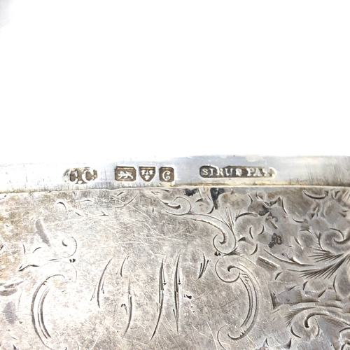 57 - Antique silver vesta case
