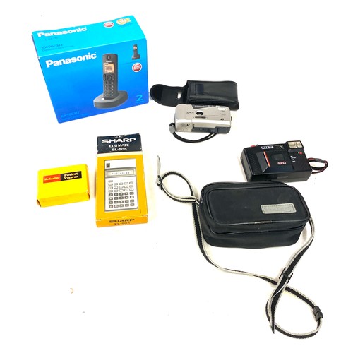 155 - Selection of electrical items to include Panasonic KX-TG C312 cordless phone, Sharp Elsimate, Koda S... 