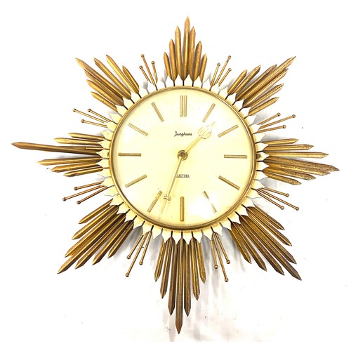 106 - Vintage Junghans electoral brass clock