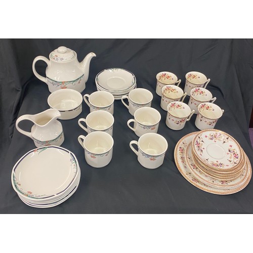 302 - Selection of tea sets includes Royal Doulton Juno tea set and a part Victoria tea set