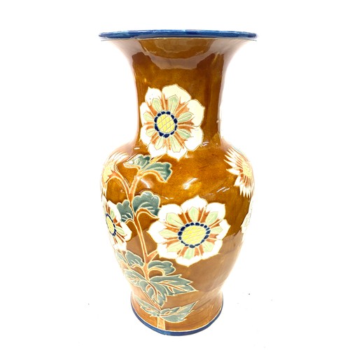 76 - Large decorative vase, height approx 20 inches tall 9 inches diameter