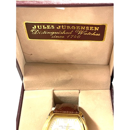 410 - Jules Jurgeson wristwatch, untested