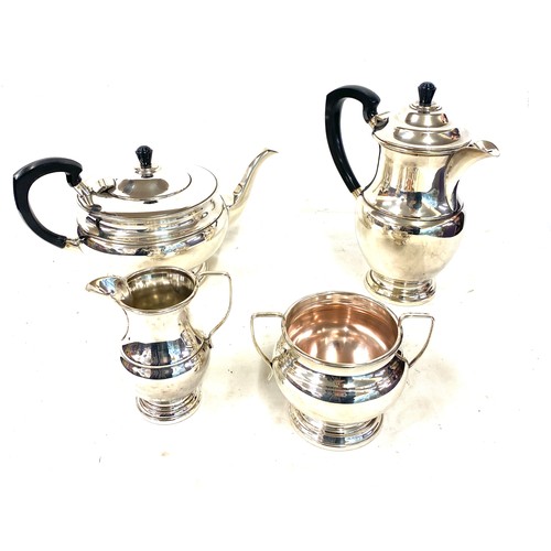 123 - Garrard 4 piece silver plated tea service