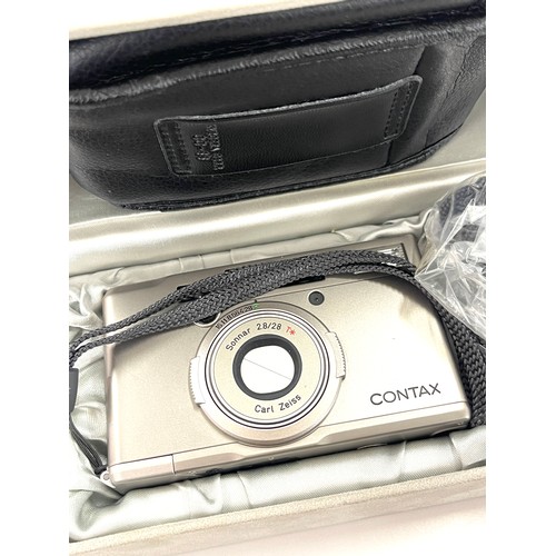 396 - Contax Tix compact camera - boxed