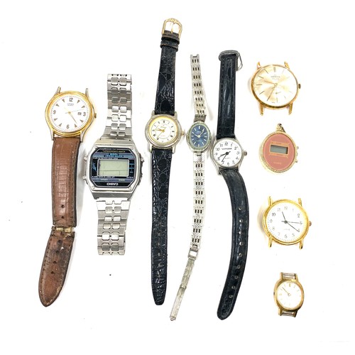 427 - Selection of assorted ladies and gents wrist watches, all untested