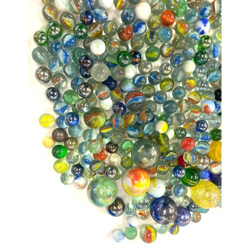 449 - Selection of vintage and later marbles