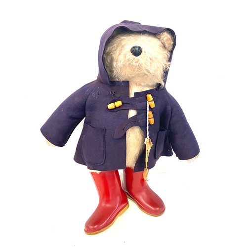 126 - Vintage Paddington bear, total height 19 inches tall