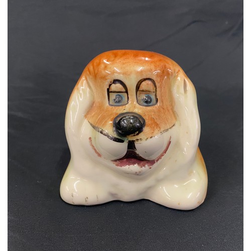 398 - Vintage Lenny the Lion pottery money box by Terry Hall