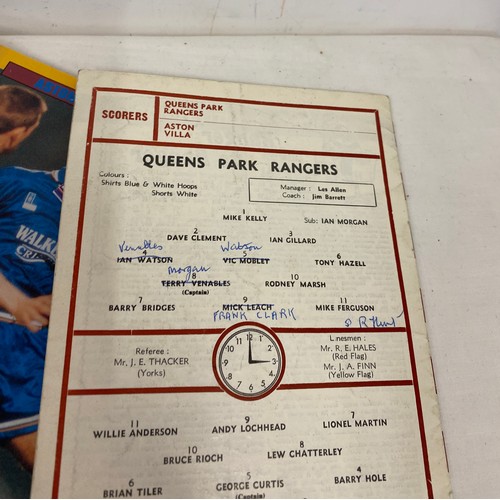 144 - Large selection of assorted football Programs includes Leicester City, Manchester Arsenal, Tottenham... 