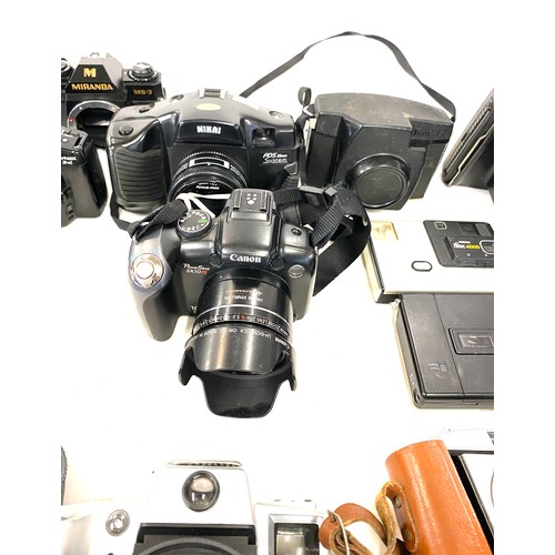 227 - Selection of assorted cameras includes centon df300 camera, Nikai pds system, canon nk5050 camera, m... 