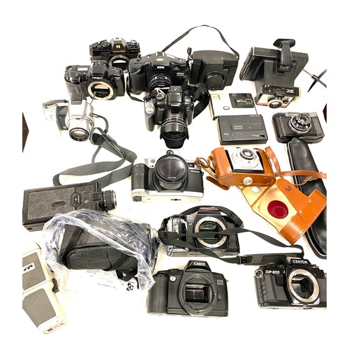 227 - Selection of assorted cameras includes centon df300 camera, Nikai pds system, canon nk5050 camera, m... 