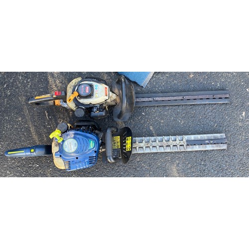 158A - 2 Petrol hedge trimmers, working order