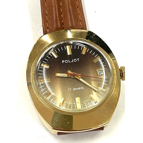 534 - Vintage Poljot USSR gents wrist watch