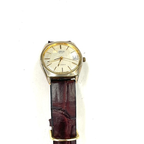 536 - Vintage swiss made Oris star manual gents wrist watch