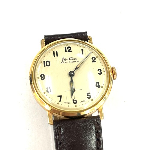 539 - Vintage Swiss made anti-shock manual gents wrist watch