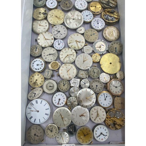 452 - Collection of ladies and gents mechanical wrist watch movements