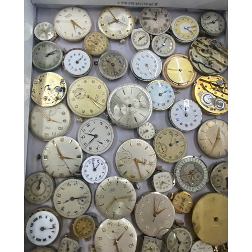 452 - Collection of ladies and gents mechanical wrist watch movements