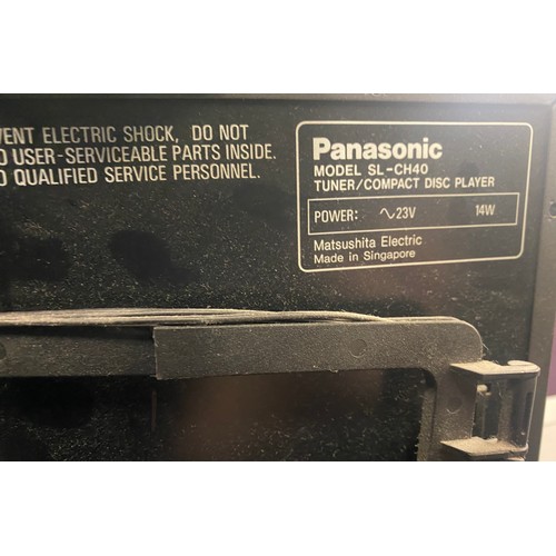 267 - Panasonic hi fi system, untested